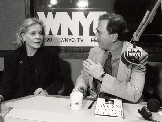 Lauren Bacall in the studio with Leonard to talk about about her book Now, December 29th, 1994.