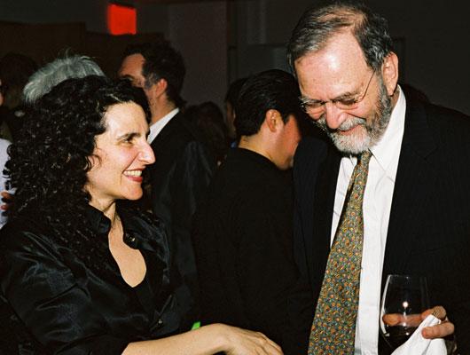 Leonard with Director Tamara Jenkins after the show.