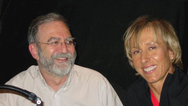 Martina Navratilova & Leonard Lopate (2006) Martina Navratilova & Leonard Lopate (2006)