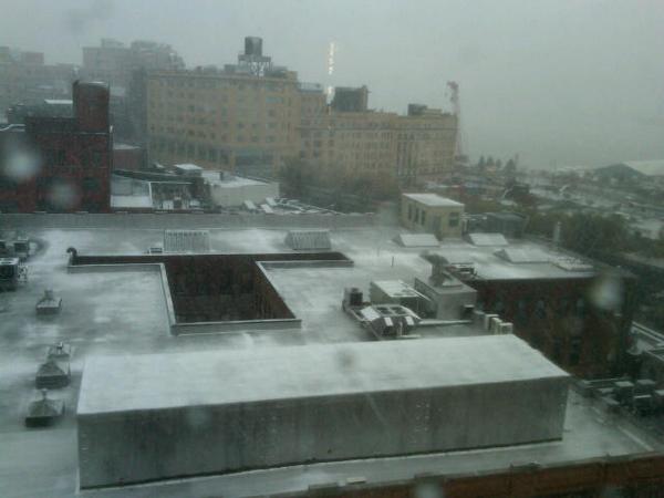 Looking south over Manhattan's Meatpacking District. Looking south over Manhattan's Meatpacking District.