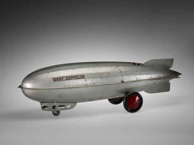 Graf Zeppelin toy dirigible. c. 1930.
