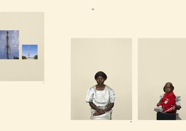 Also part of Simon's series at MoMA: pictures documenting the family of Joseph Nyamwanda Jura Ondijo in Kenya, a figure considered powerful because he leases his land for a cell phone tower.