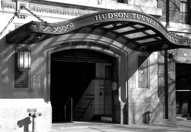 PATH/Port Authority Trans-Hudson Christopher Street Station/originally Hudson & Manhattan Railroad entrance, 137 Christopher St., bet Hudson and Greenwich Sts. N Side. 1912 PATH/Port Authority Trans-Hudson Christopher Street Station/originally Hudson & Manhattan Railroad entrance, 137 Christopher St., bet Hudson and Greenwich Sts. N Side. 1912