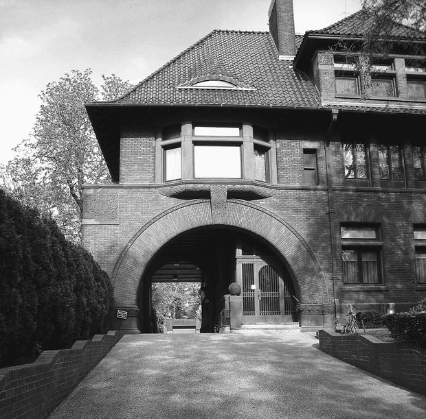 Originally Charles Millard Pratt House/now Residence, Bishop of Brooklyn (Roman Catholic), 241 Clinton Ave., bet. DeKlb and Willoughby Aves. E side. 1890. William B. Tubby. Originally Charles Millard Pratt House/now Residence, Bishop of Brooklyn (Roman Catholic), 241 Clinton Ave., bet. DeKlb and Willoughby Aves. E side. 1890. William B. Tubby.