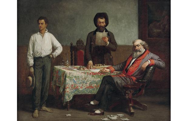 Oil on canvas, 39 ¼ x 49 ½ inches
Courtesy of Morris Museum of Art, Augusta, Georgia Oil on canvas, 39 ¼ x 49 ½ inches
Courtesy of Morris Museum of Art, Augusta, Georgia