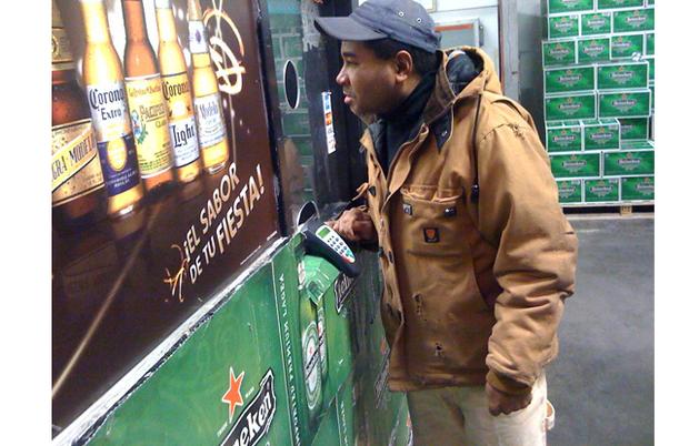 While buying water for Haiti, Joseph-Pierre Cadet learned that the
Haitian cashier was also still waiting to hear from his family. While buying water for Haiti, Joseph-Pierre Cadet learned that the
Haitian cashier was also still waiting to hear from his family.