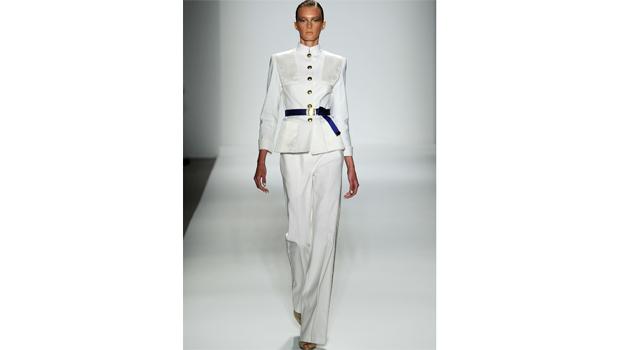 A model walks the runway at the Ruffian Spring 2011 fashion show during Mercedes-Benz Fashion Week at The Studio at Lincoln Center on September 9, 2010 in New York City.