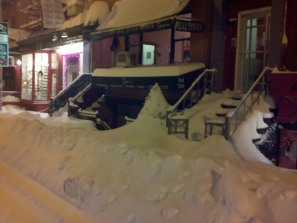 Snow drifts, Manhattan Snow drifts, Manhattan