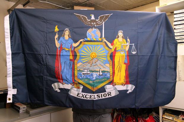 The New York State Flag.