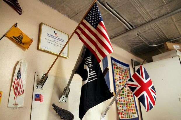 The American flag is a best seller at this Manhattan-based flag-making company.