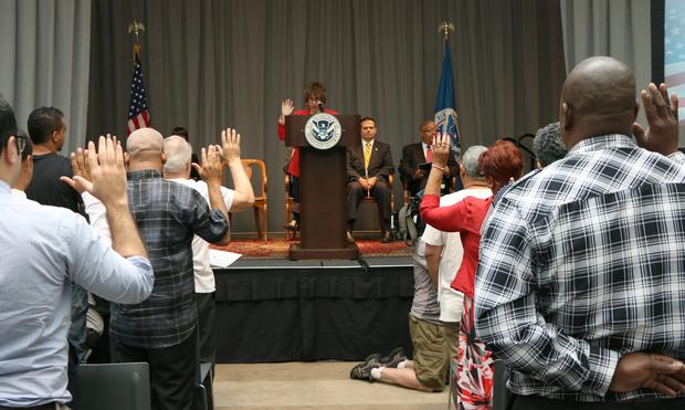 PHOTOS: 75 New Citizens Take Oath in Special Fourth of July Ceremony - WNYC