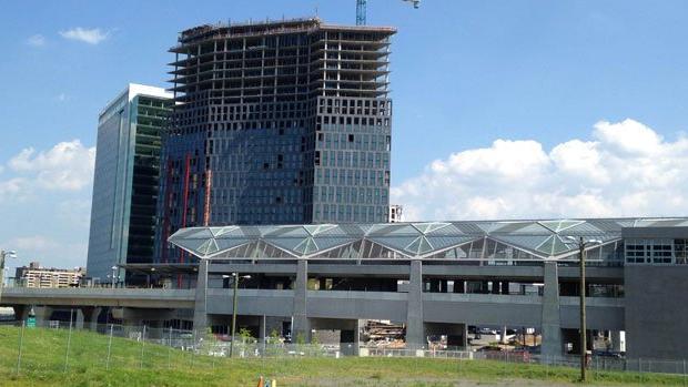 Developers hope the work in Tysons Corner will pay off when the Silver Line opens, possibly later this summer.