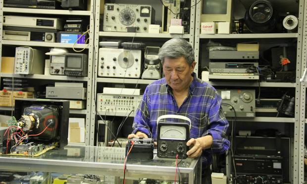 CT Lui in his shop, CTL Electronics 