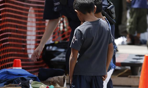 Familes and Children Held In U.S. Customs and Border Protection Processing Facility