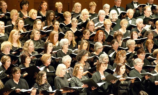 DCINY Chorus at Avery Fisher Hall on November 25, 2012 (Donna Smith is first row, far right)