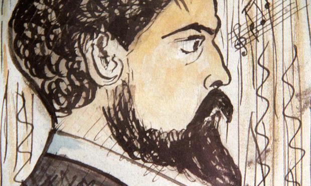 Le Jour ni l’Heure 9415 : Claude Debussy, 1862-1918, par Théophile-Alexandre Steinlen, 1859-1923, maison natale de Debussy, Saint-Germaine-en-Laye, Yvelines, Île-de-France, mercredi 22 août 2012, 16:3