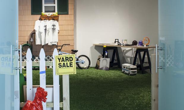 Attenborough-Naftel's Yard Sale. An ongoing installation at De Buck Gallery. Attenborough-Naftel's Yard Sale. An ongoing installation at De Buck Gallery.