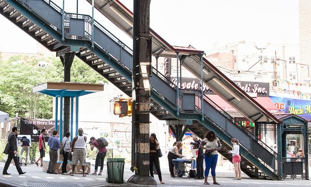The 'Boogie Down Booth' Under the Elevated in the Bronx The 'Boogie Down Booth' Under the Elevated in the Bronx