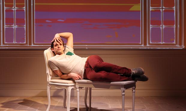 Michael Urie in Buyer & Cellar at the Barrow Street Theatre. Michael Urie in 'Buyer & Cellar' at the Barrow Street Theatre.