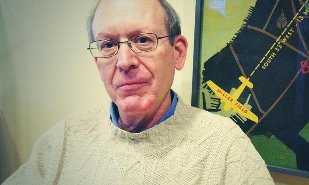 Longtime New York Times reporter and columnist Clyde Haberman in the WNYC green room.