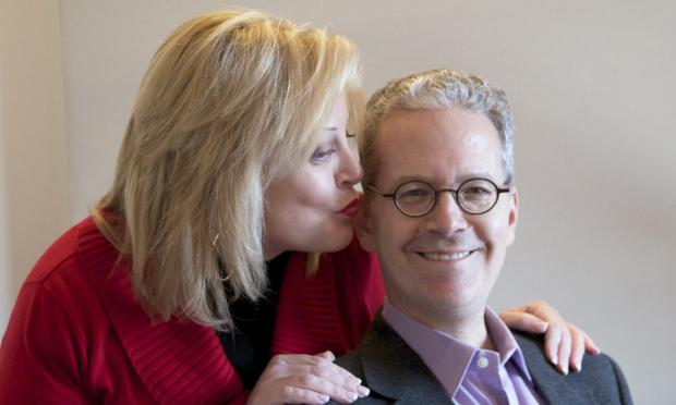 Deborah Voigt Sneaks a Kiss on Pianist Brian Zegers Cheek Deborah Voigt Sneaks a Kiss on Pianist Brian Zegers Cheek