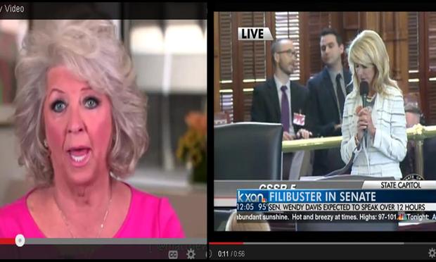 Paula Deen and Wendy Davis paula deen and wendy davis