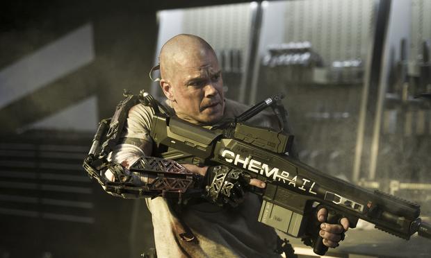 Matt Damon in Elysium Matt Damon in Elysium