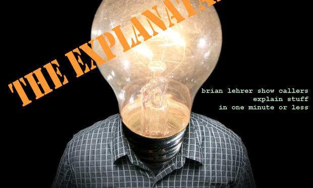 logo for brian lehrer show explanatarium