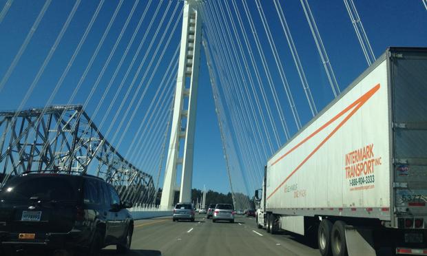 Driving across the $6.4 billion Bay Bridge