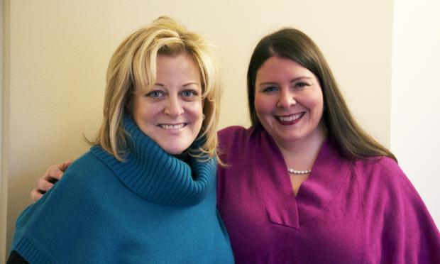 Deborah Voigt and Angela Meade in studio Deborah Voigt and Angela Meade in studio