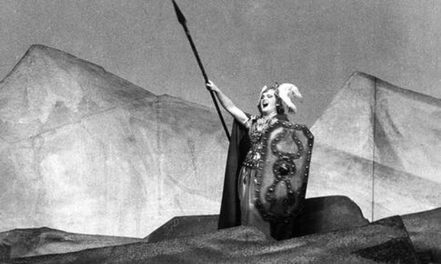 Birgit Nilsson as Brunhilde in 'Die Walkure' Birgit Nilsson as Brunhilde in 'Die Walkure'
