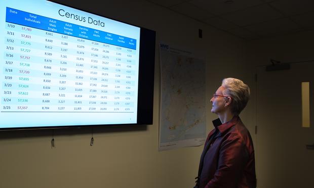 Deputy Mayor Lilliam Barrios-Paoli in the Department of Homeless Services' new operations center