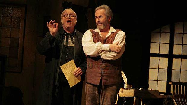 Hans-Joachim Ketelson as Beckmesser and James Morris as Hans Sachs in 'Die Meistersinger von Nurnberg' Hans-Joachim Ketelson as Beckmesser and James Morris as Hans Sachs in 'Die Meistersinger von Nurnberg'