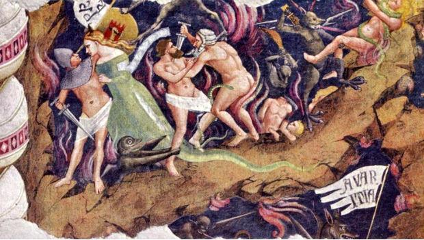 Orcagna, Triumph of Death, Santa Croce, Florence, detail Orcagna, Triumph of Death, Santa Croce, Florence, detail