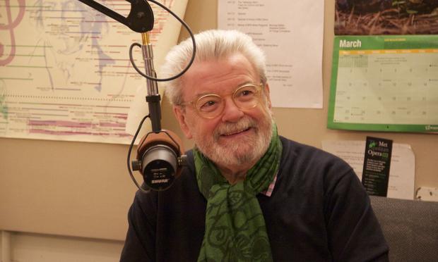 Sir James Galway on the air with Jeff Spurgeon at WQXR Sir James Galway on the air with Jeff Spurgeon at WQXR