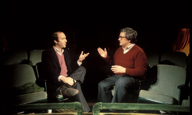 Gene Siskel and Roger Ebert in 'Life Itself,' a Magnolia Pictures release. Photo courtesy of Magnolia Pictures. Gene Siskel and Roger Ebert