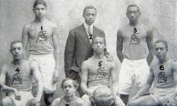 The 'Smart Set Athletic Club,' one of the so-called 'Black Five' early basketball teams based in Brooklyn