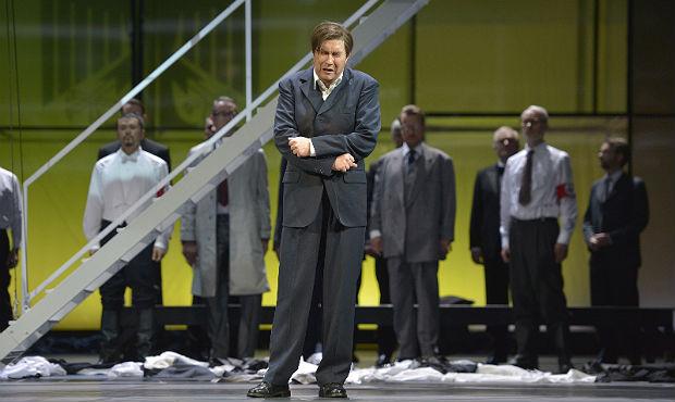 Daniel Frank and Herren des Chores in Deutsche Oper am Rhein's 'Tannhauser' Daniel Frank and Herren des Chores in Deutsche Oper am Rhein's 'Tannhauser'