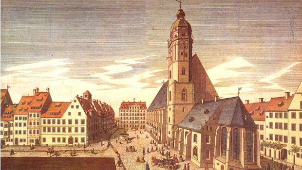 St. Thomas Church School in Leipzig (Bach's home is at the end of the square) St. Thomas Church School in Leipzig (Bach's home is at the end of the square)