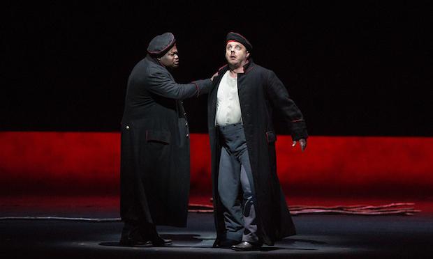 Russell Thomas as Andres and Matthias Goerne as the title role of Berg's 'Wozzeck.' Russell Thomas as Andres and Matthias Goerne as the title role of Berg's 'Wozzeck.'