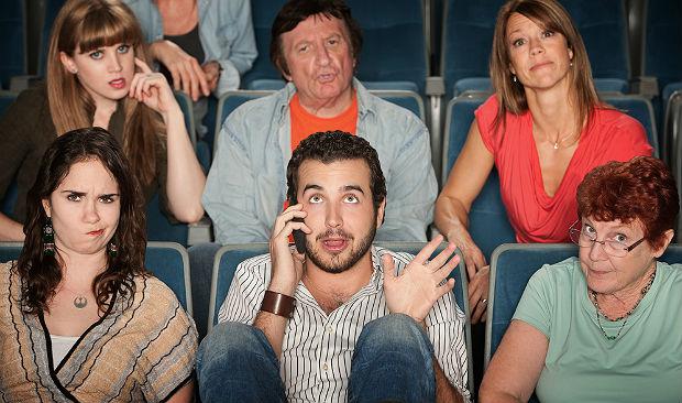 An annoying audience member