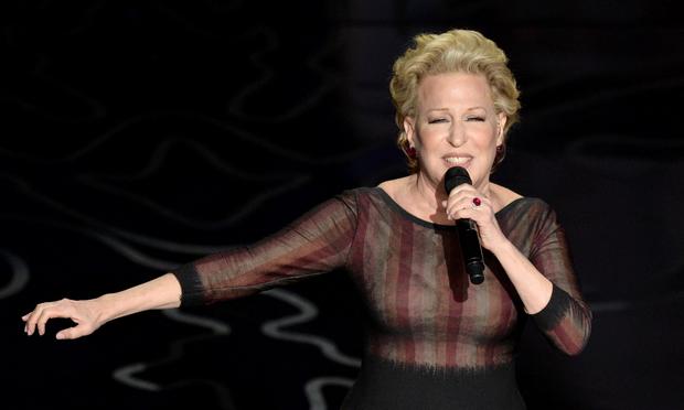 Bette Midler performs onstage during the Oscars at the Dolby Theatre on March 2, 2014 in Hollywood, California. Actress/singer Bette Midler performs onstage during the Oscars at the Dolby Theatre on March 2, 2014 in Hollywood, California.