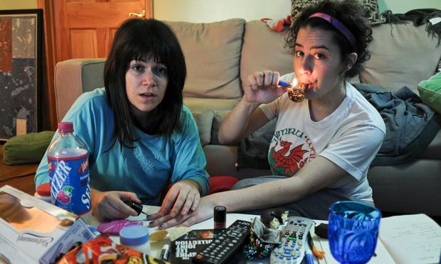 Abbi Jacobson and Ilana Glazer star in Broad City, a web series turned Comedy Central show.
