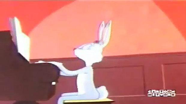 Bugs Bunny plays Chopin's 'Minute Waltz' in Warner Brothers' 'Hyde and Hare' Bugs Bunny plays Chopin's 'Minute Waltz' in Warner Brothers' 'Hyde and Hare'