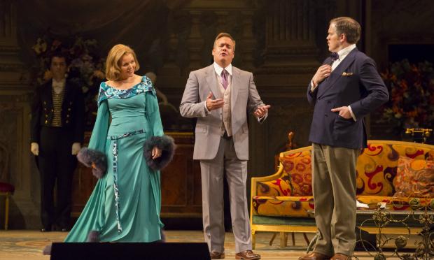 A scene from Strauss's 'Capriccio' starring Renee Fleming (left) A scene from Strauss's 'Capriccio' starring Renee Fleming (left)