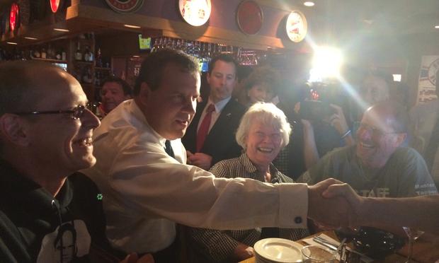 Chris Christie on the campaign trail in Manchester, NH Chris Christie on the campaign trail in Manchester, NH on June 20, 2014