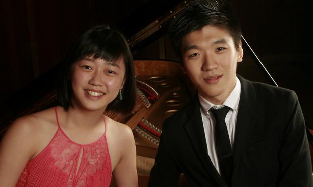 Pianists Fei-Fei Dong and Yunqing Zhou. Pianists Fei-Fei Dong and Yunqing Zhou.
