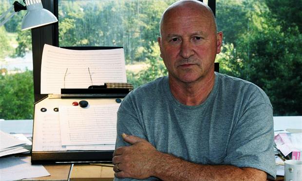 Gavin Bryars in his studio in Metchosin, Canada Gavin Bryars in his studio in Metchosin, Canada