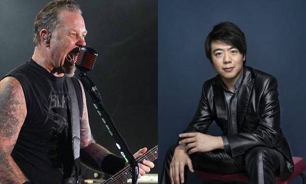 James Hetfield of Metallica and Lang Lang James Hetfield of Metallica and Lang Lang
