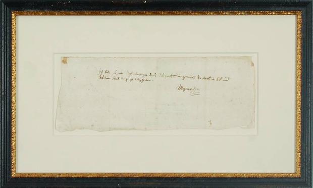 A letter written by Mozart to a close friend asking for the return three music scores 